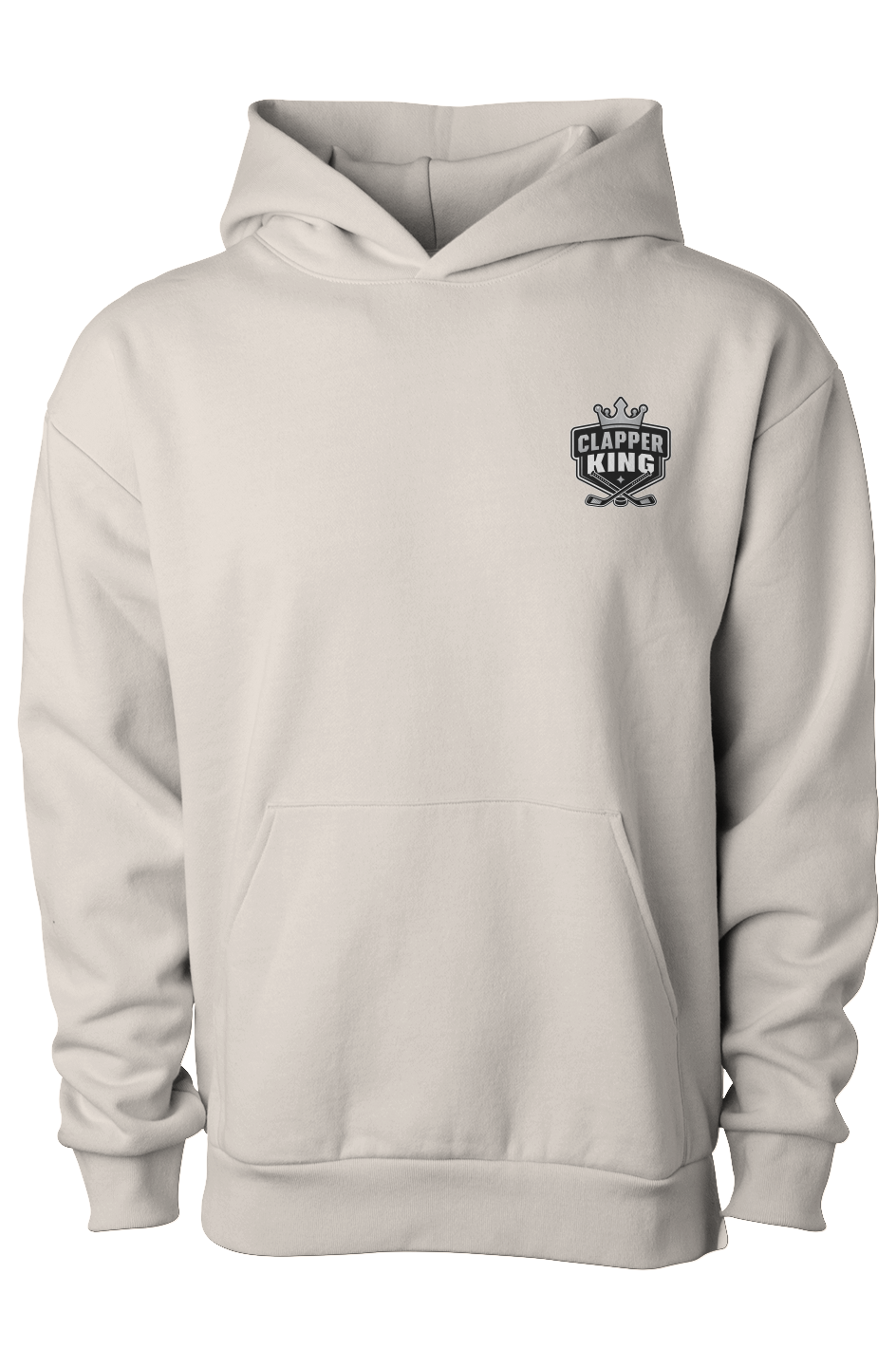 Top chedder Silver Clapper King Adult Hoodie