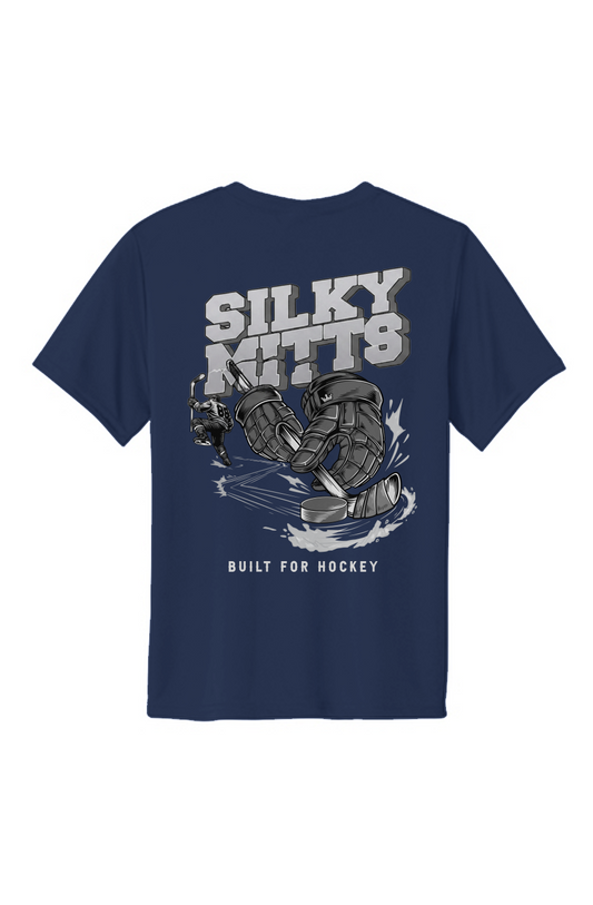 Silky Mitts Silver Clapper King Youth Performance Tee