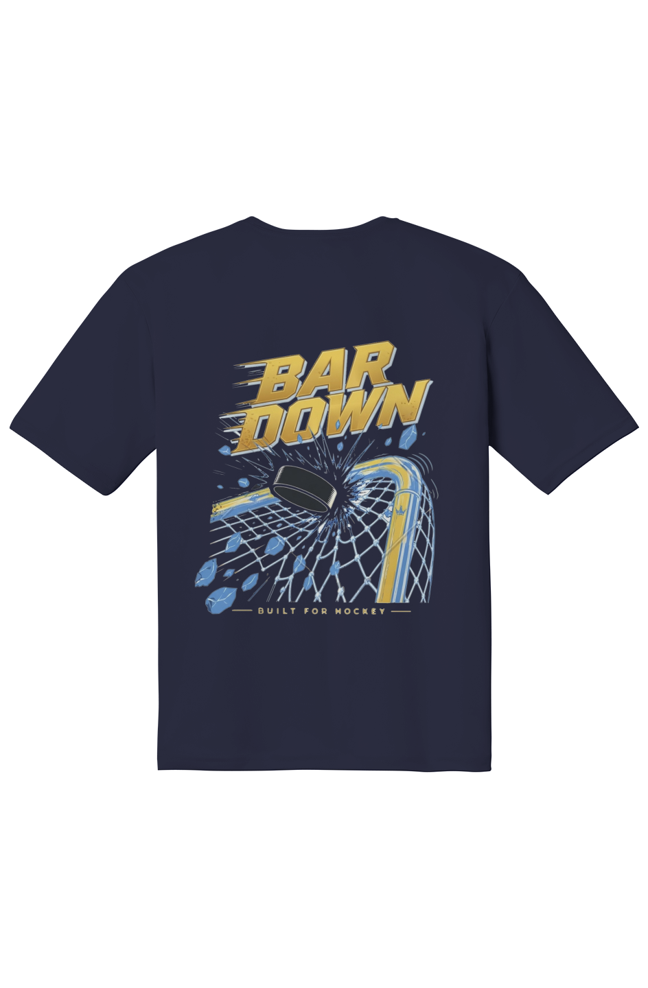 Bar Down Gold Clapper King Adult Tee