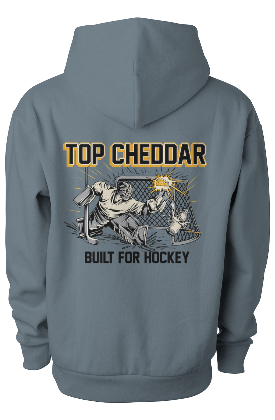 Top chedder Clapper King Adult Hoodie