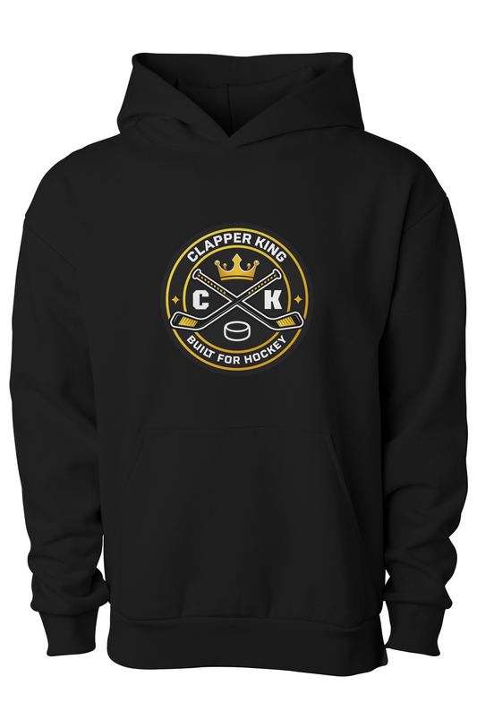 Clapper King Built for Hockey Adult Hoodie