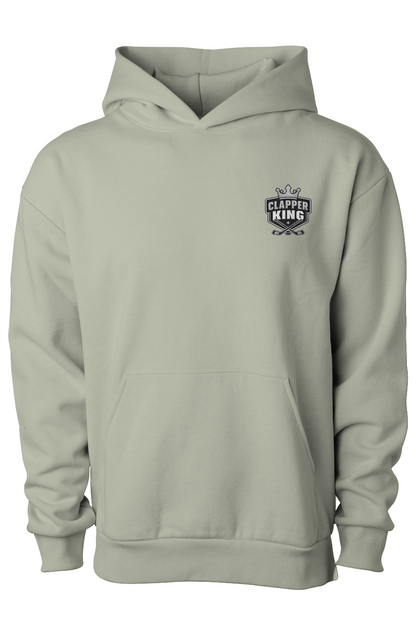 Top chedder Silver Clapper King Adult Hoodie