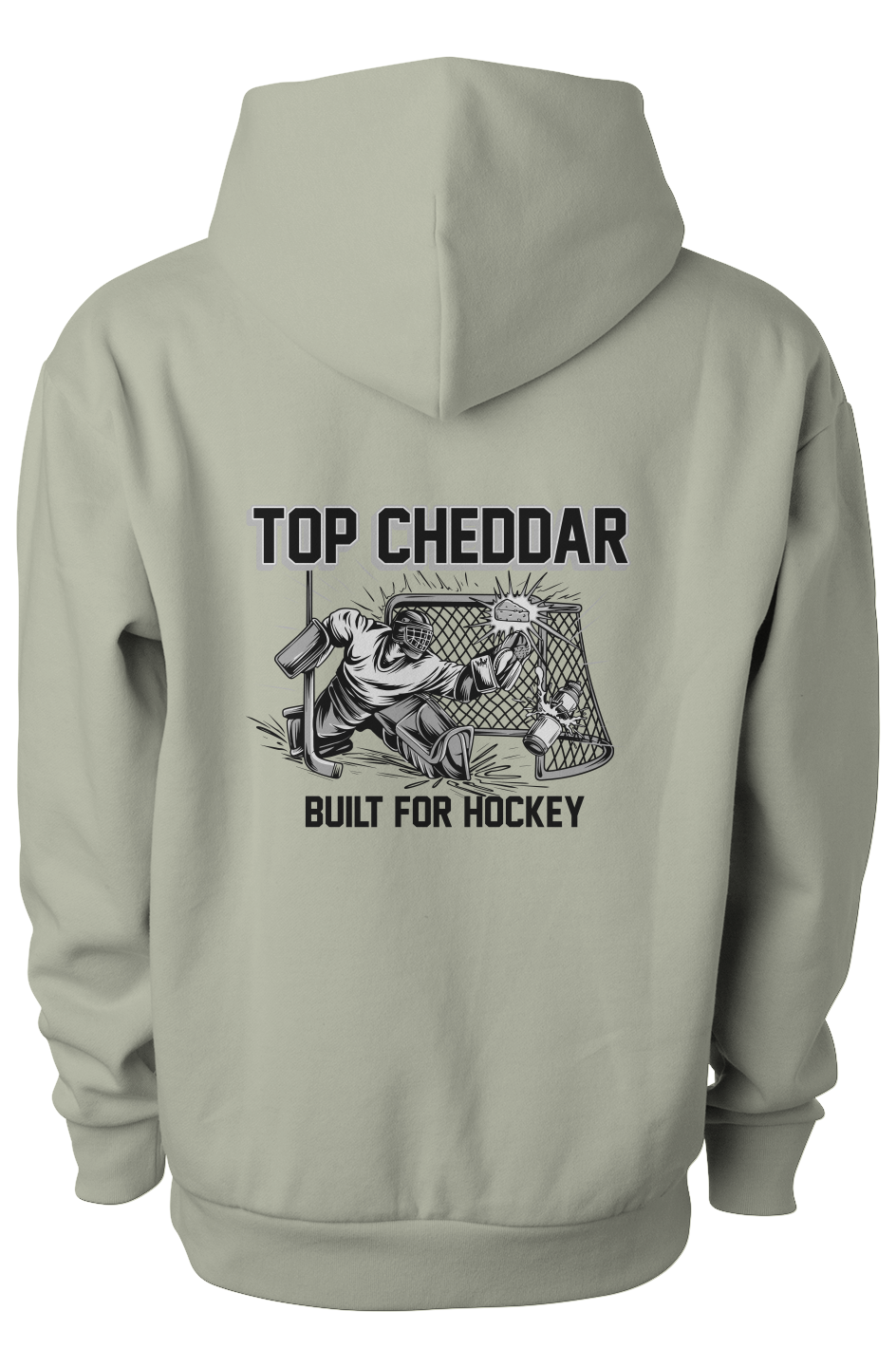 Top chedder Silver Clapper King Adult Hoodie