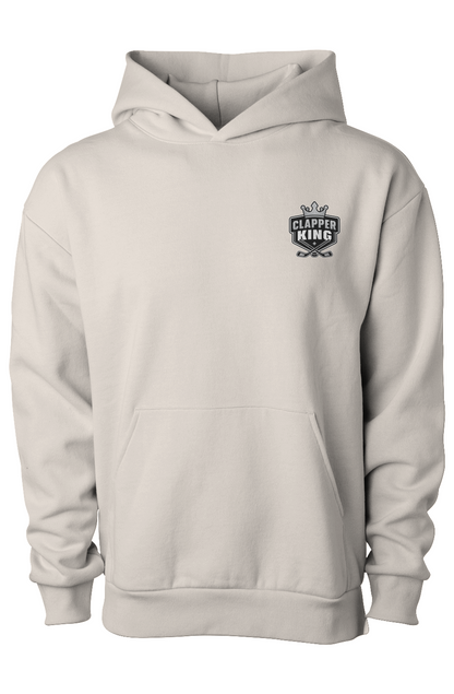 Top chedder Silver Clapper King Adult Hoodie