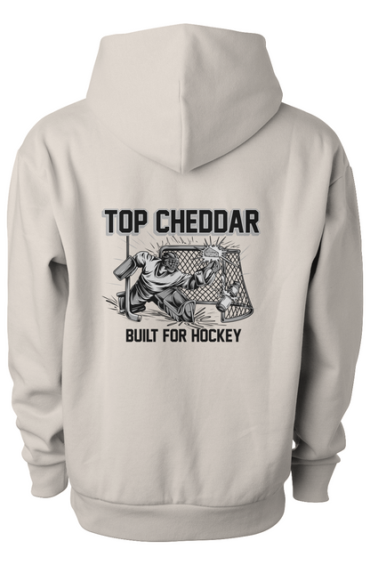 Top chedder Silver Clapper King Adult Hoodie