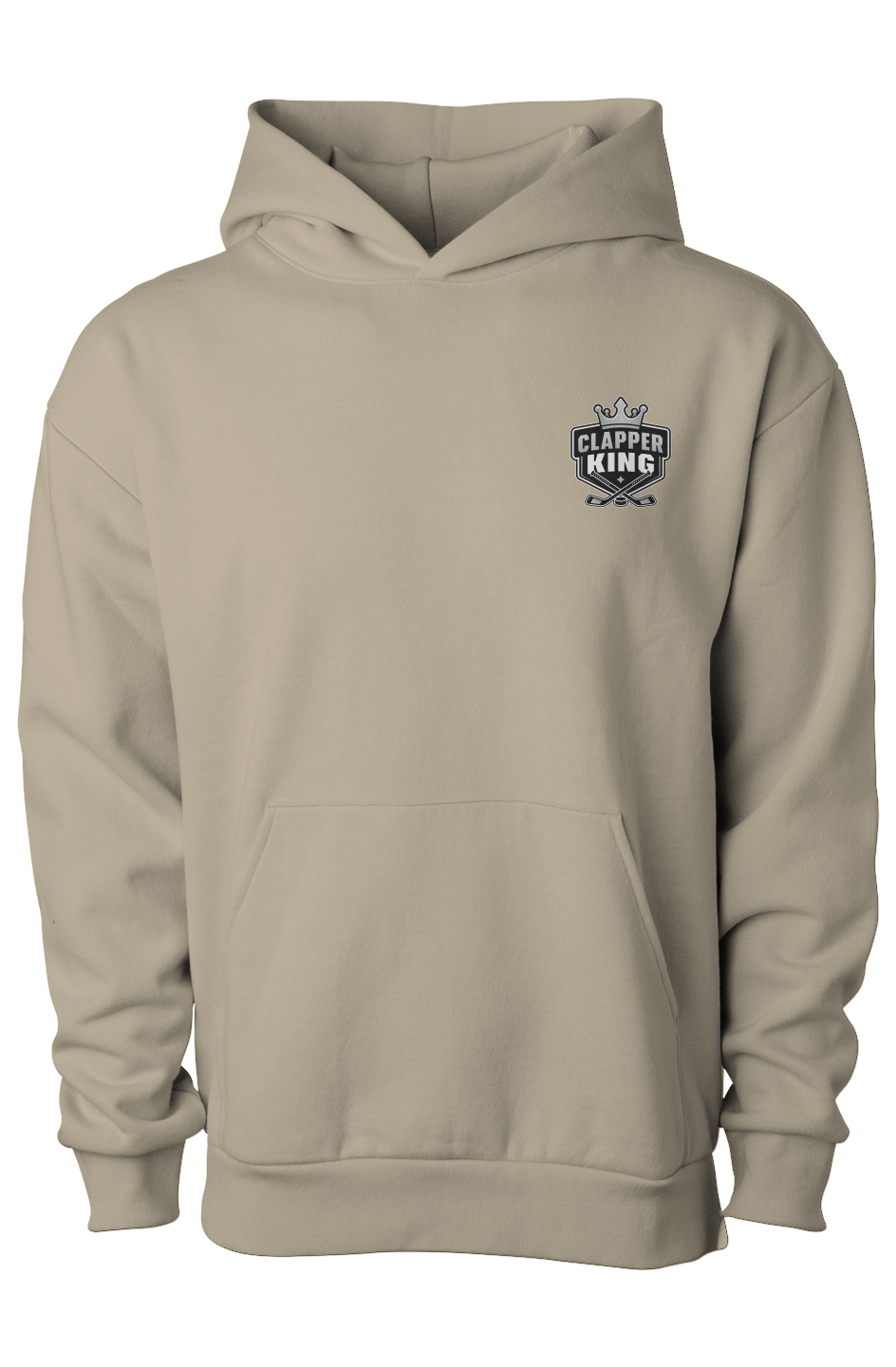 Top chedder Silver Clapper King Adult Hoodie