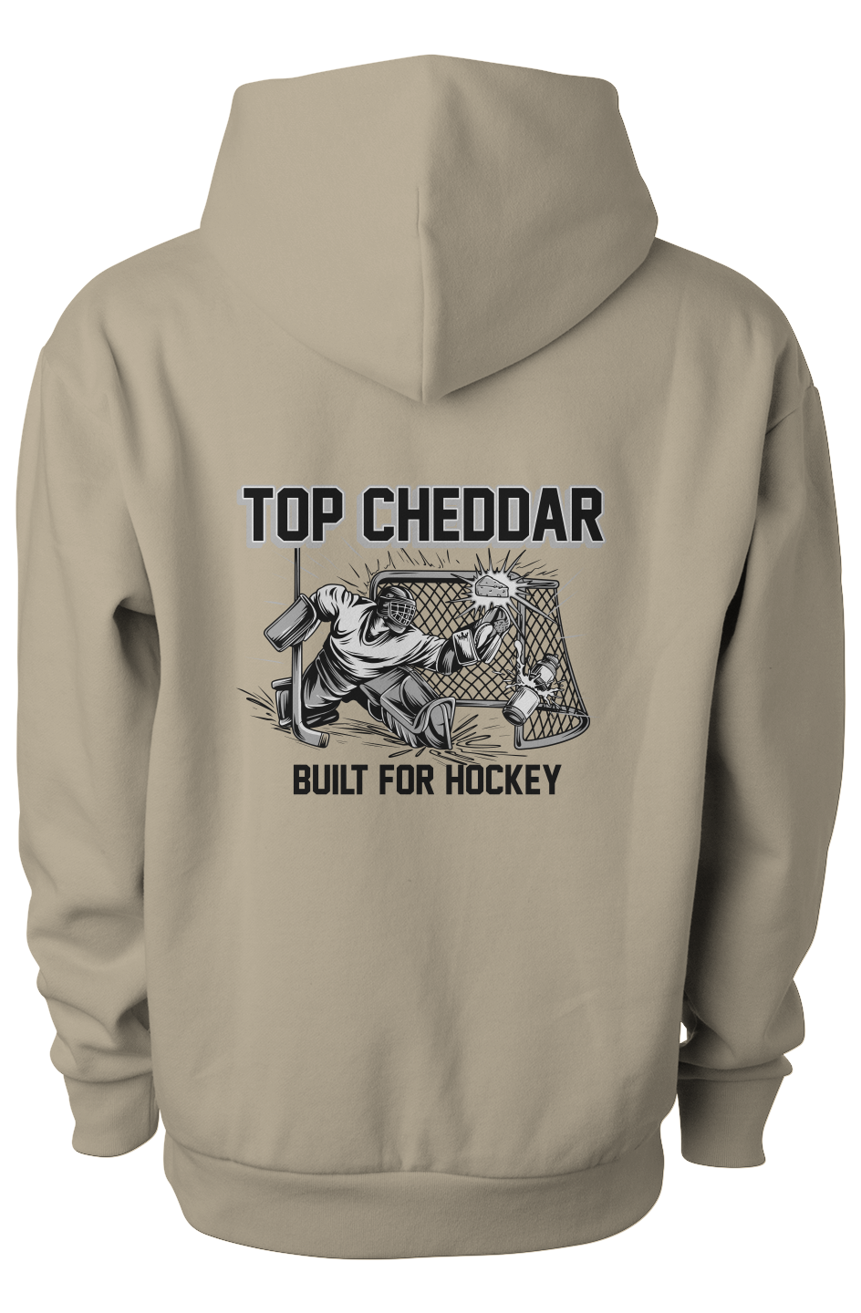 Top chedder Silver Clapper King Adult Hoodie