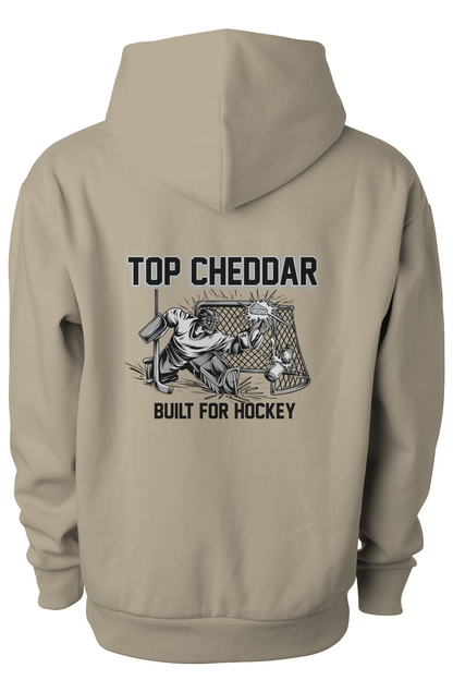 Top chedder Silver Clapper King Adult Hoodie
