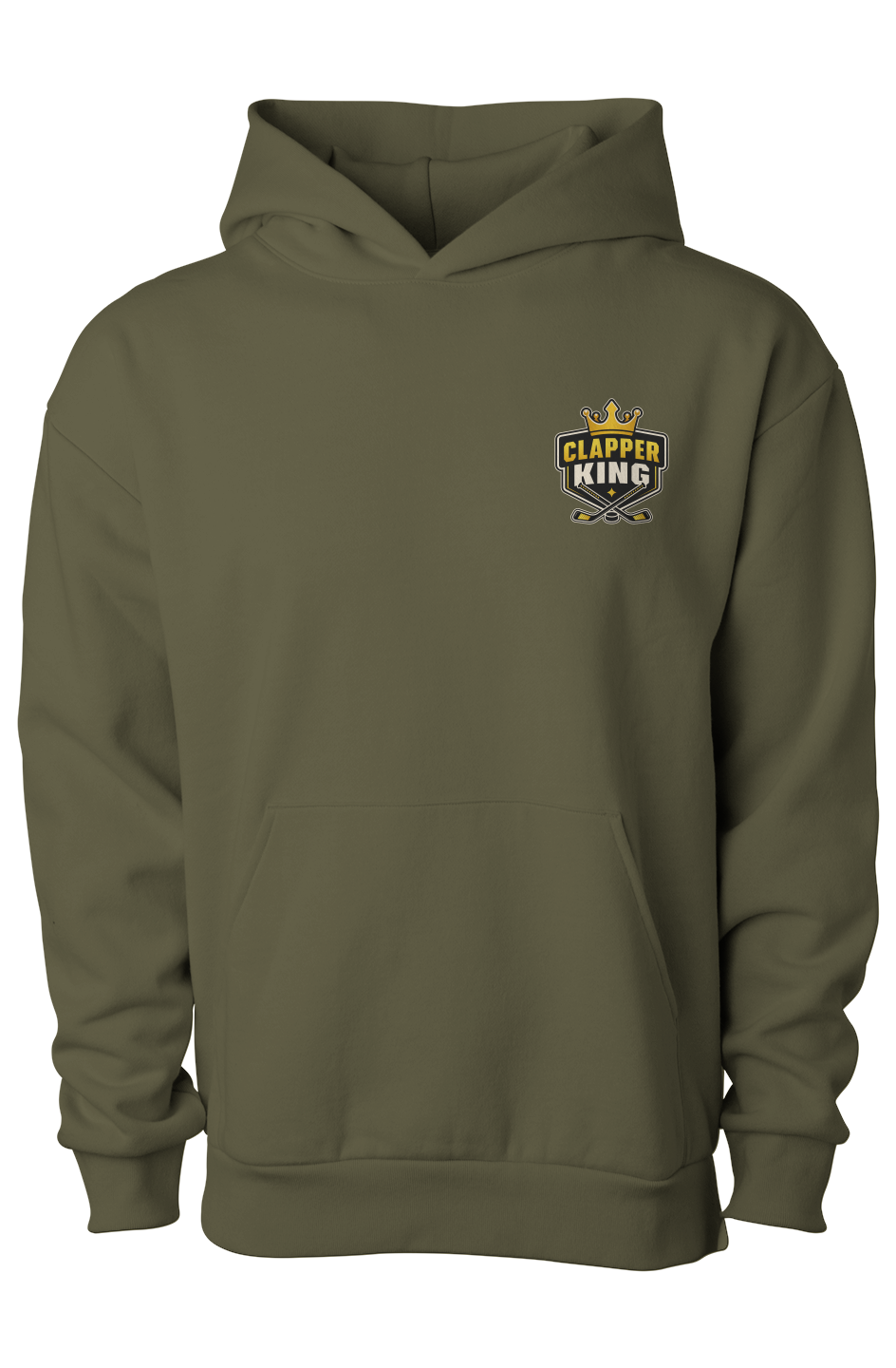Top chedder Gold Clapper King Adult Hoodie