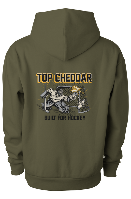 Top chedder Gold Clapper King Adult Hoodie