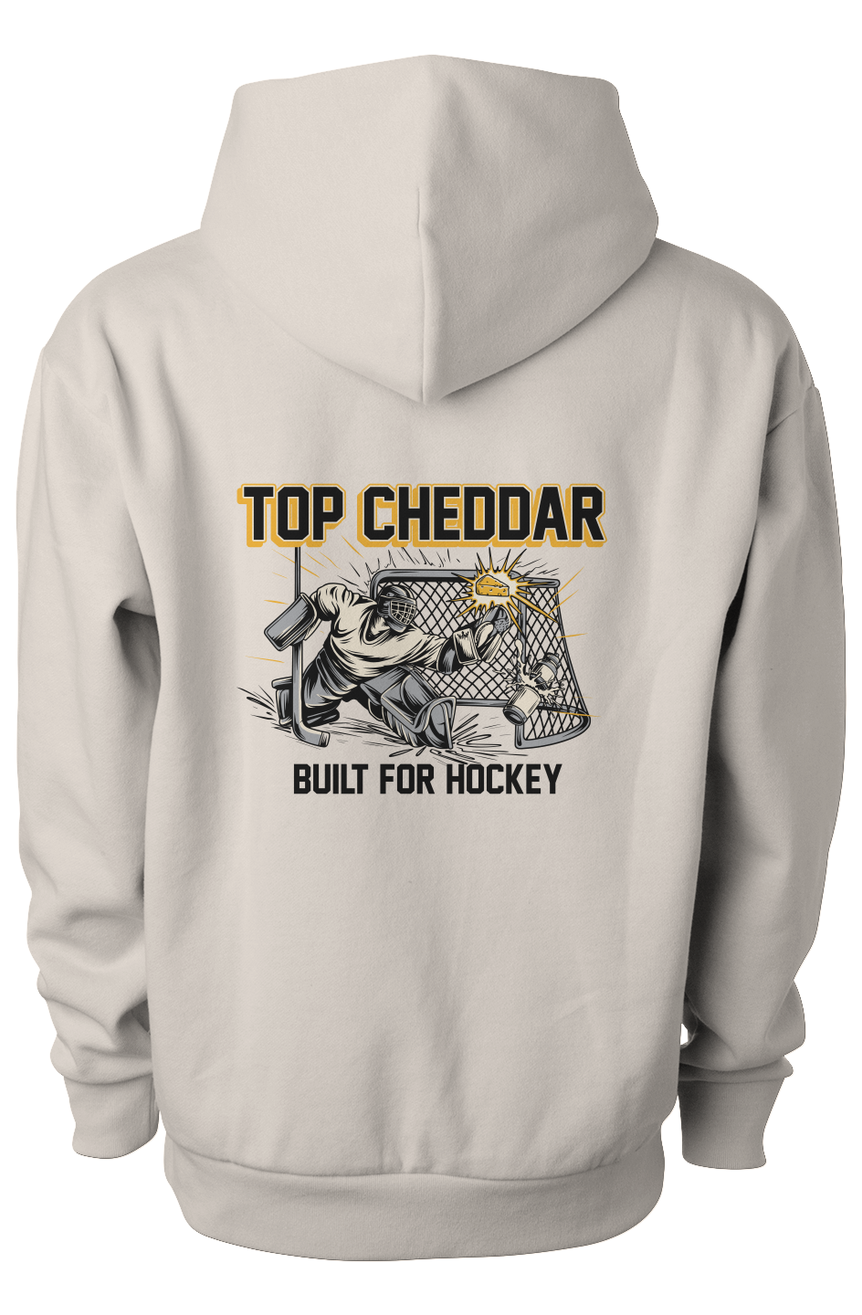 Top chedder Gold Clapper King Adult Hoodie