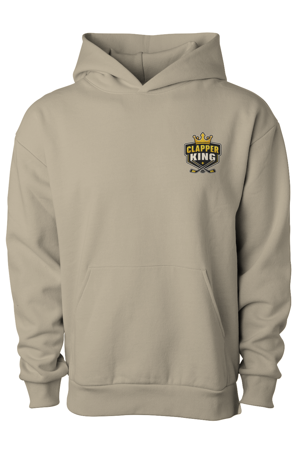 Top chedder Gold Clapper King Adult Hoodie