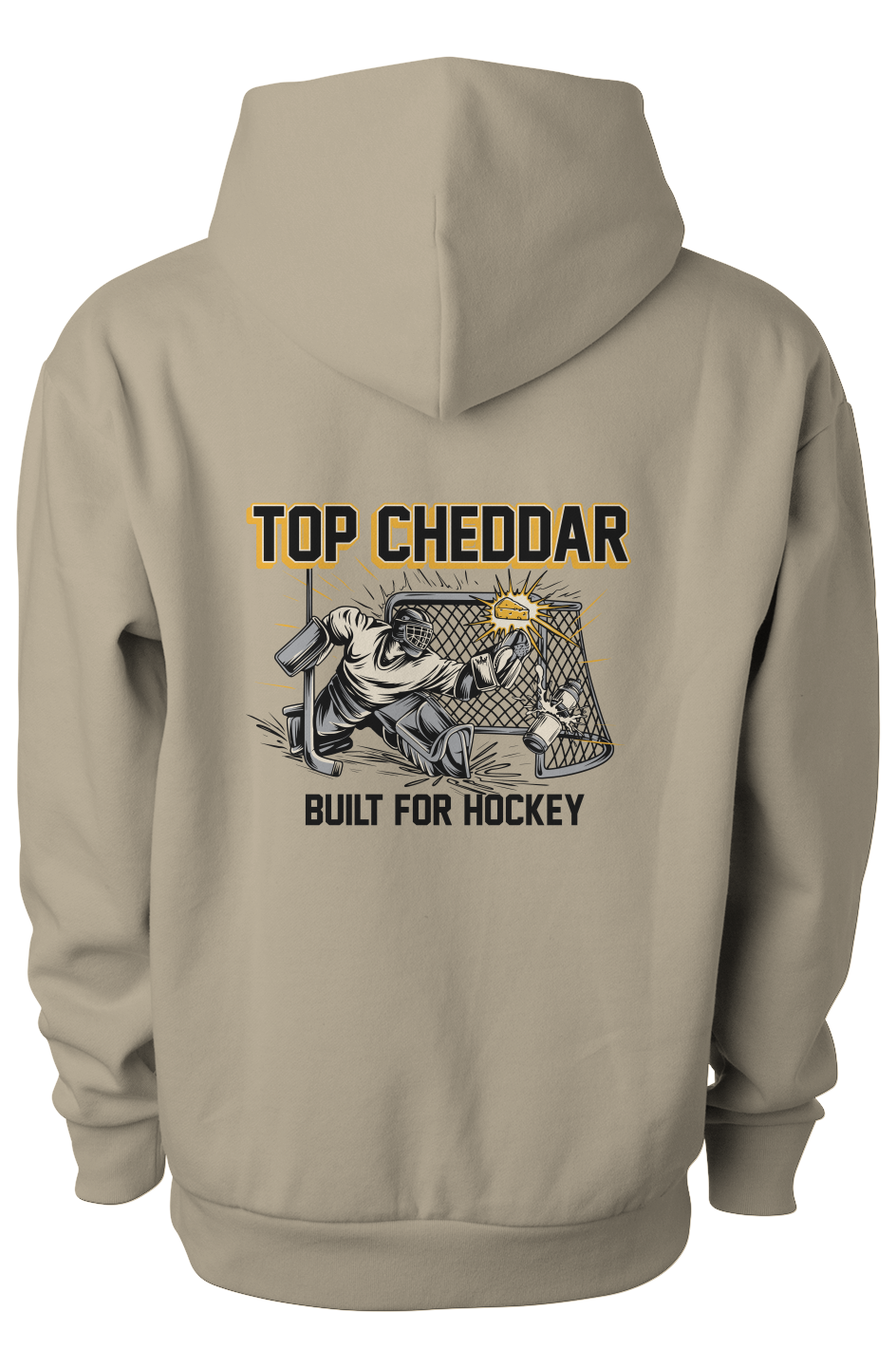 Top chedder Gold Clapper King Adult Hoodie