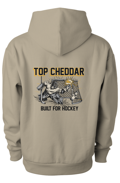 Top chedder Gold Clapper King Adult Hoodie