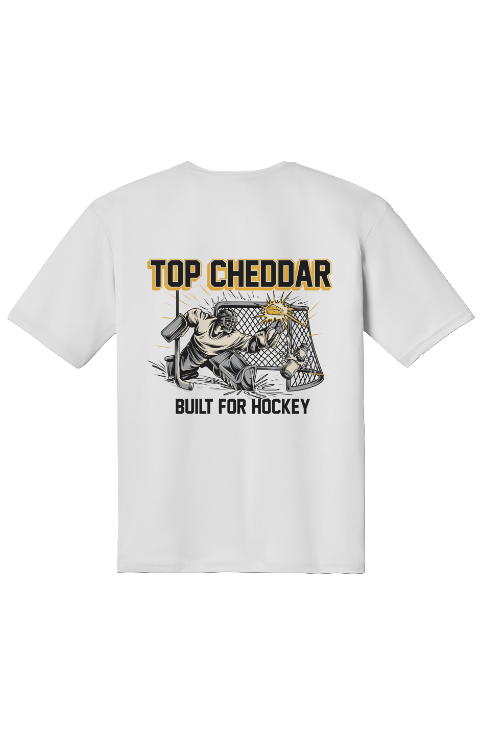 Top Chedder Gold Clapper King Adult Tee