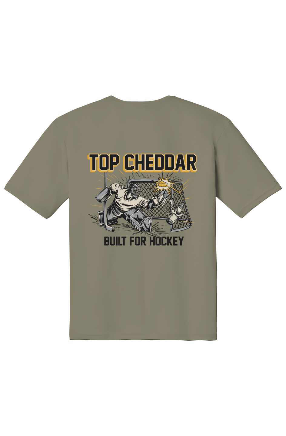 Top Chedder Gold Clapper King Adult Tee