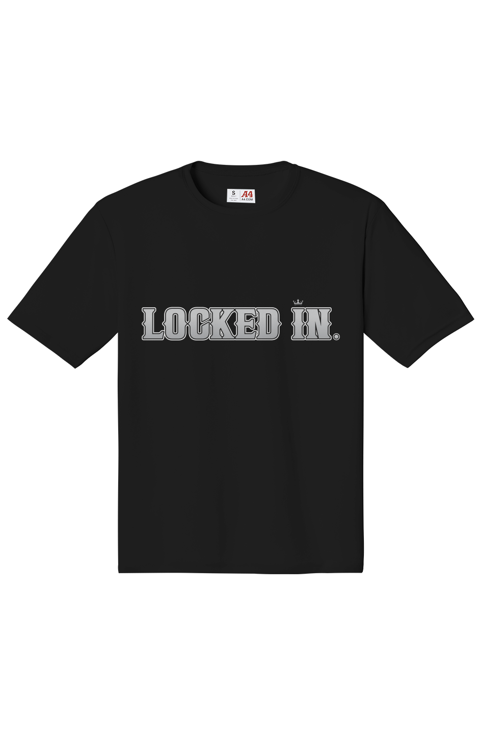 Locked in Silver Clapper King Adult Performance Tee