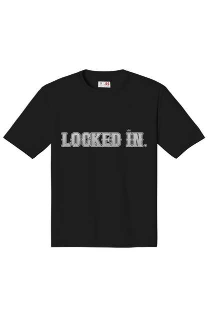 Locked in Silver Clapper King Adult Performance Tee