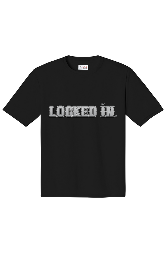 Locked in Silver Clapper King Adult Performance Tee