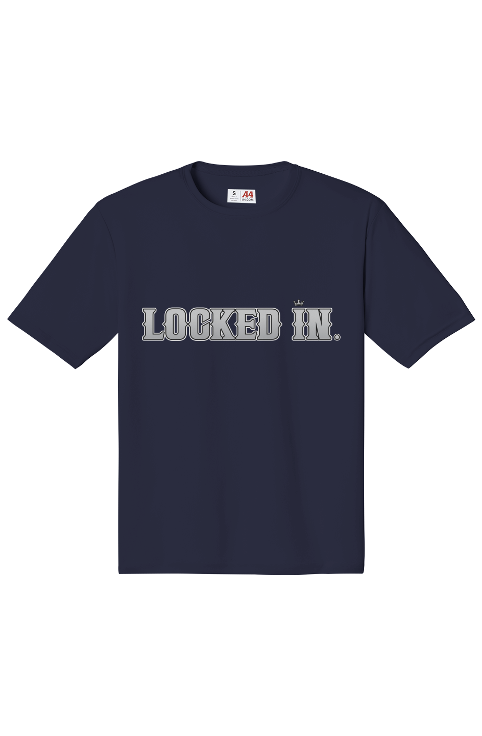 Locked in Silver Clapper King Adult Performance Tee