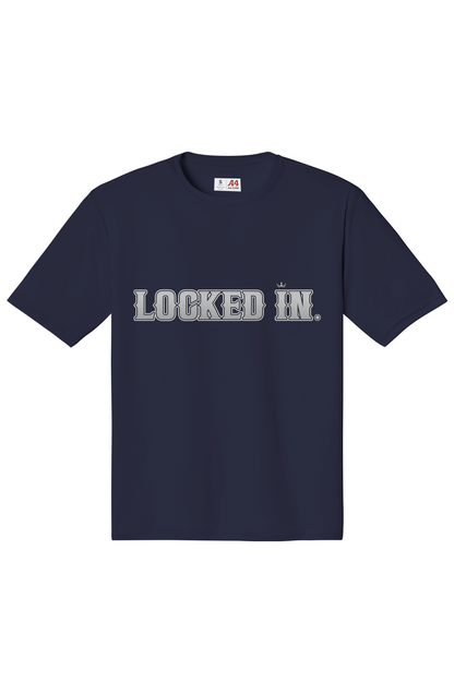 Locked in Silver Clapper King Adult Performance Tee