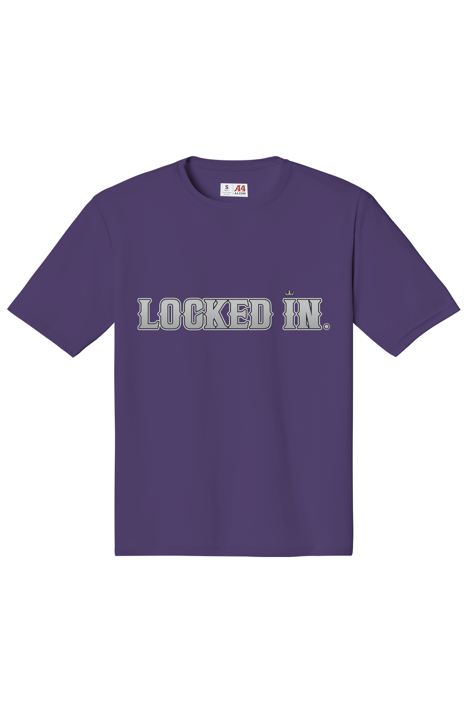 Locked in Silver Clapper King Adult Performance Tee