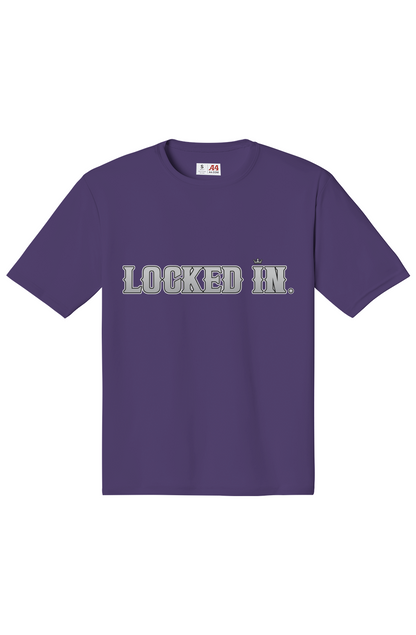 Locked in Silver Clapper King Adult Performance Tee