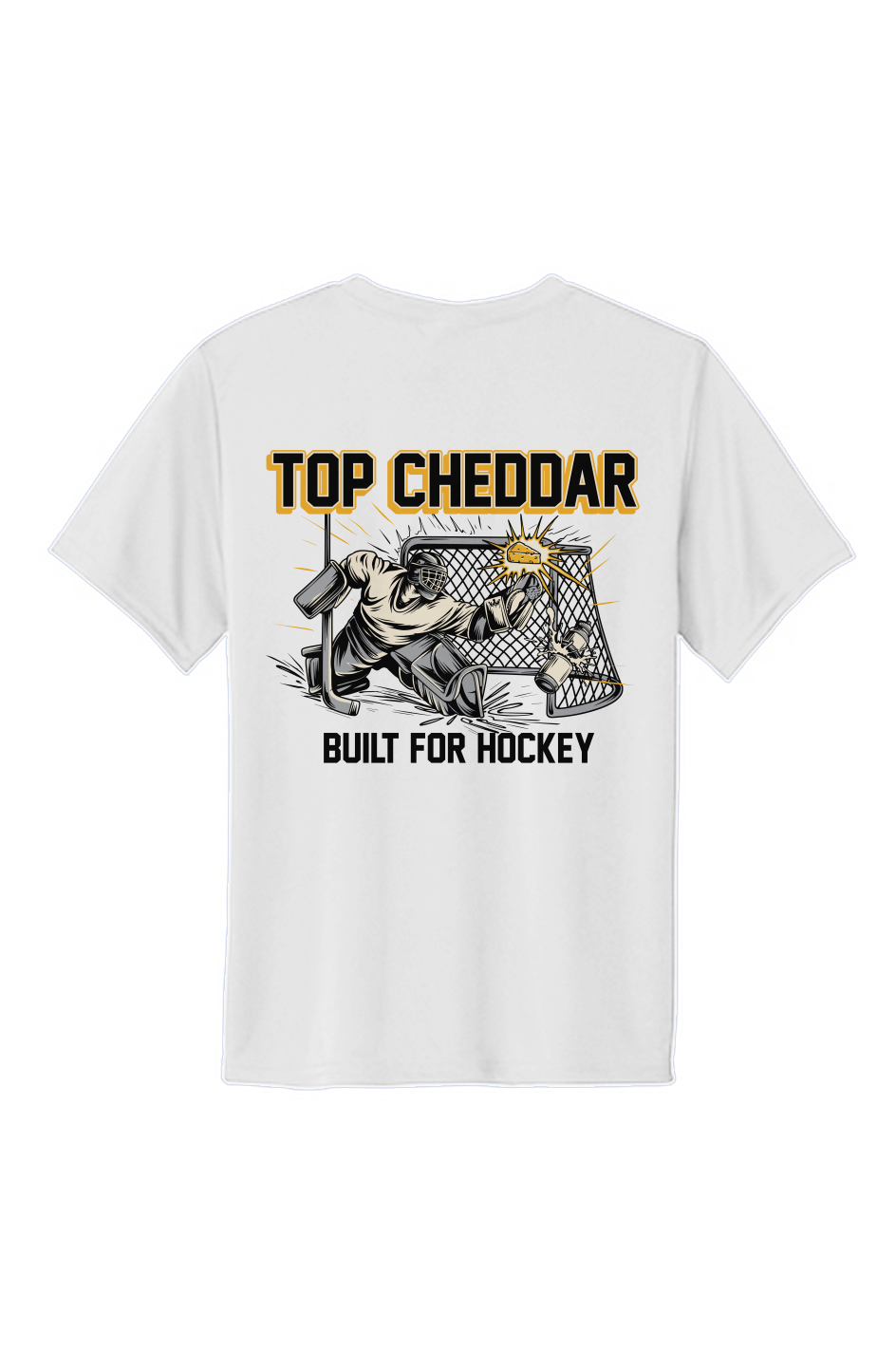 Top Chedder Gold Clapper King Youth Performance Tee