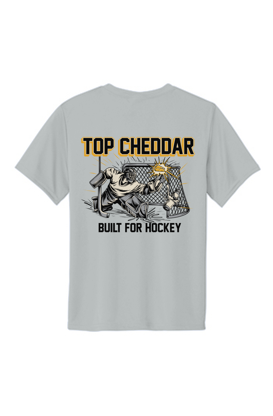 Top Chedder Gold Clapper King Youth Performance Tee