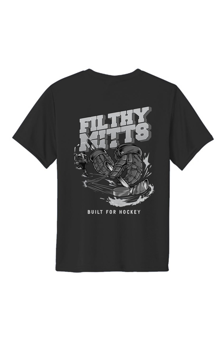Filthy Mitts Silver Clapper King Youth Performance Tee