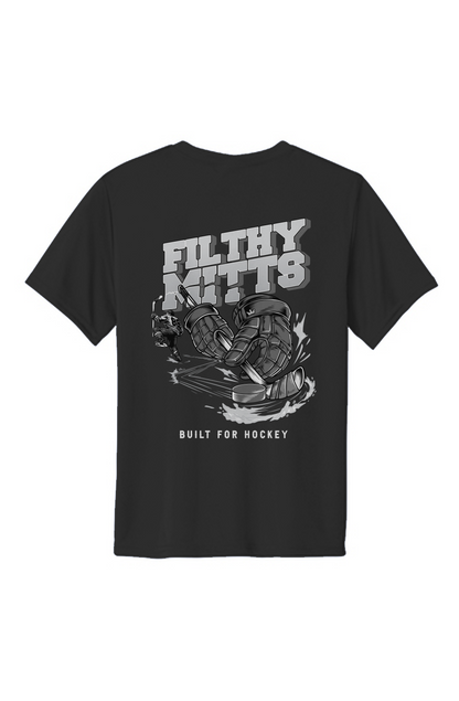 Filthy Mitts Silver Clapper King Youth Performance Tee