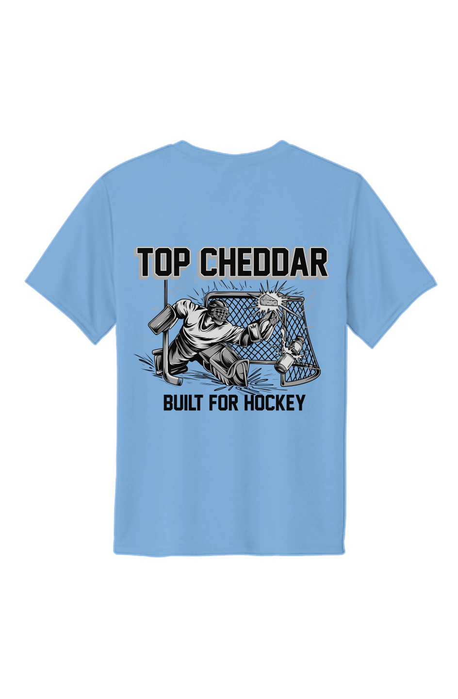 Top Chedder Silver Clapper King Youth Performance Tee