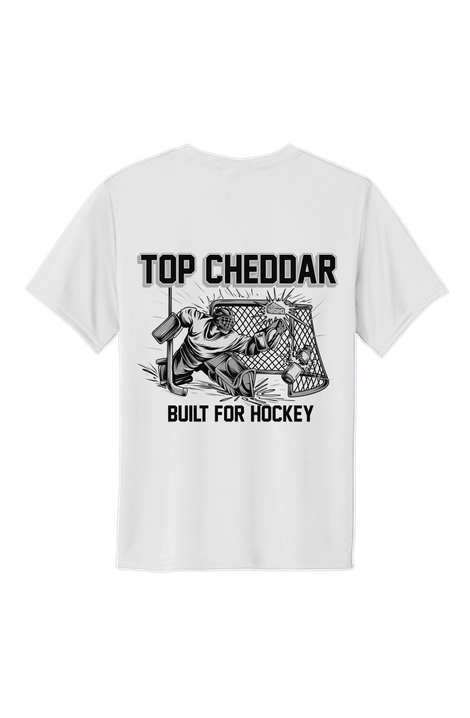 Top Chedder Silver Clapper King Youth Performance Tee