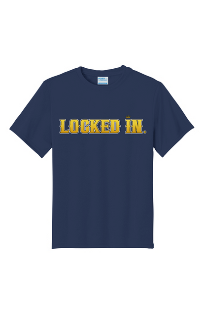 Locked in Gold Clapper King Youth Performance Tee