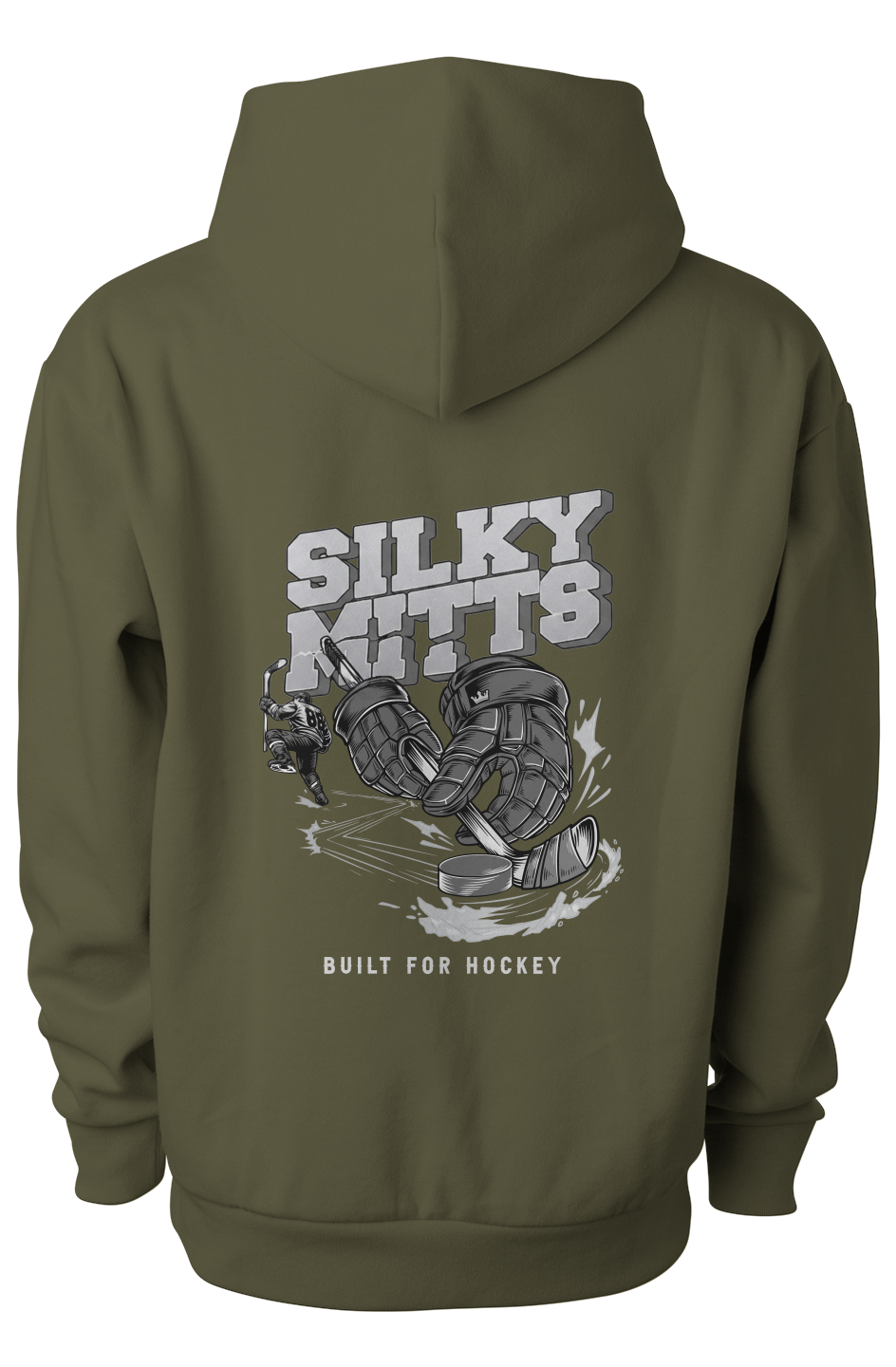 Silky Mitts Silver Clapper King Adult Hoodie