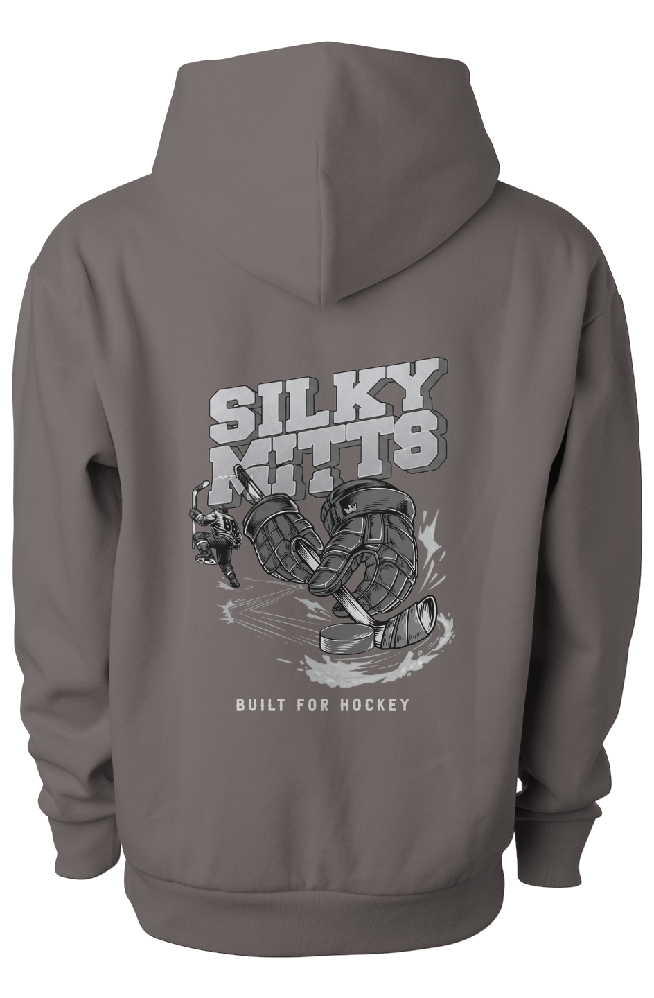 Silky Mitts Silver Clapper King Adult Hoodie