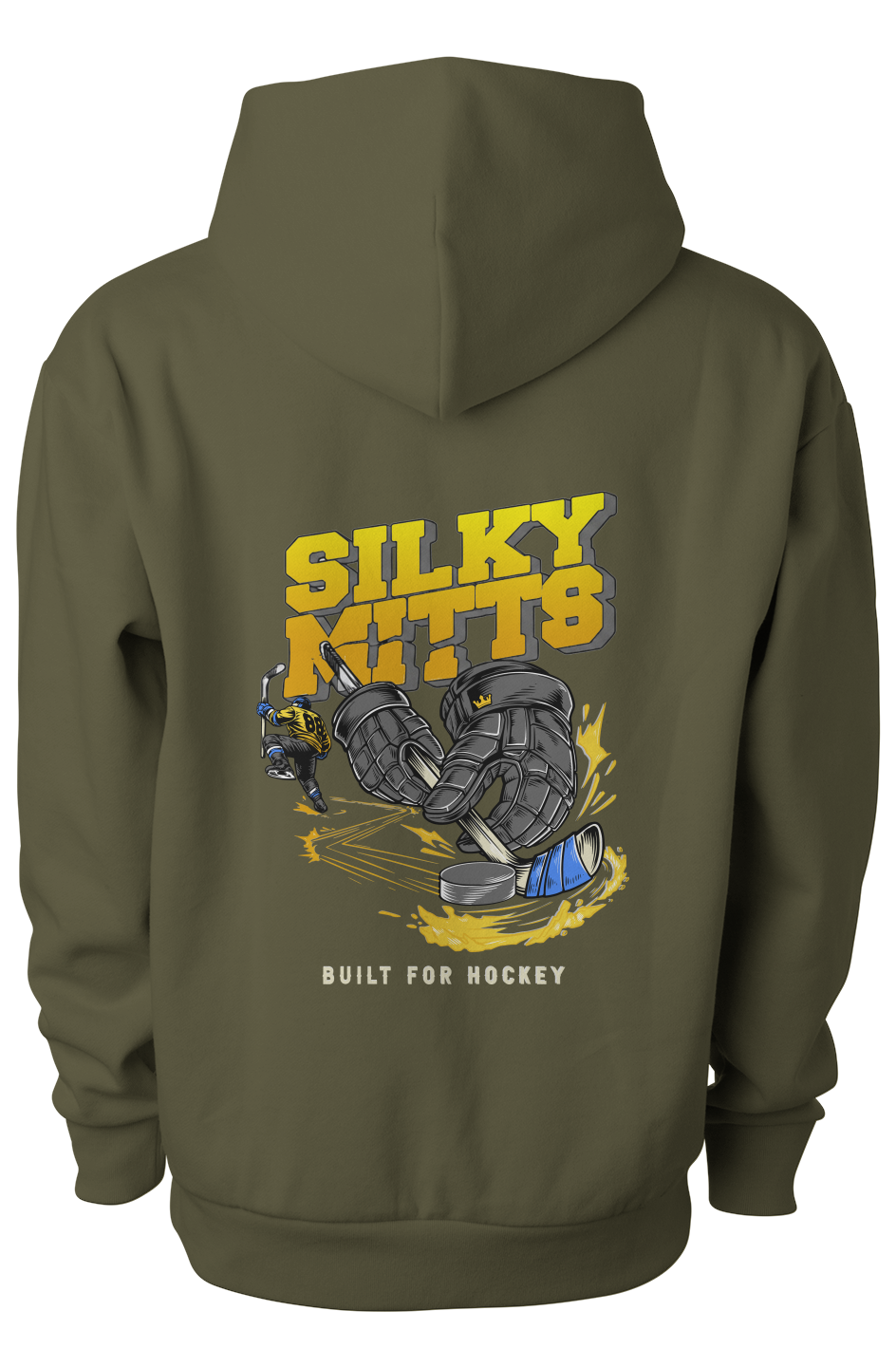Silky Mitts Gold Clapper King Adult Hoodie