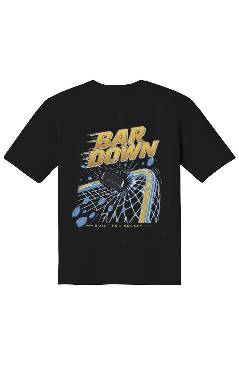 Bar Down Gold Clapper King Adult Tee