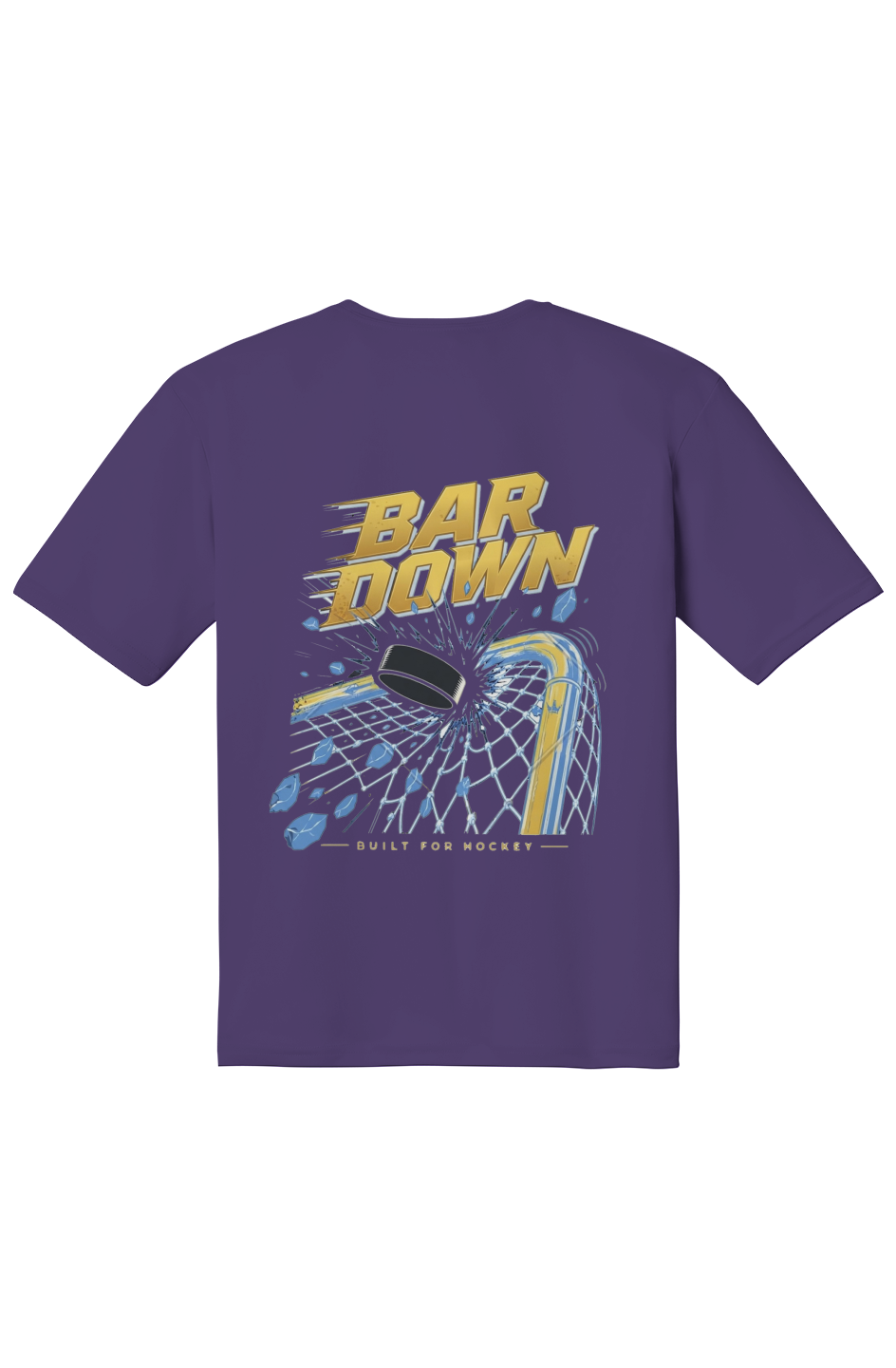 Bar Down Gold Clapper King Adult Tee