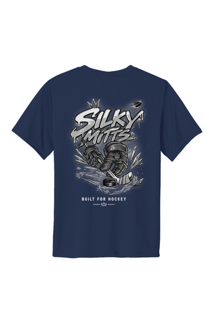 Silky Mitts Silver Clapper King Youth Performance Tee