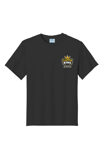 Bar Down Gold Clapper King Youth Performance Tee