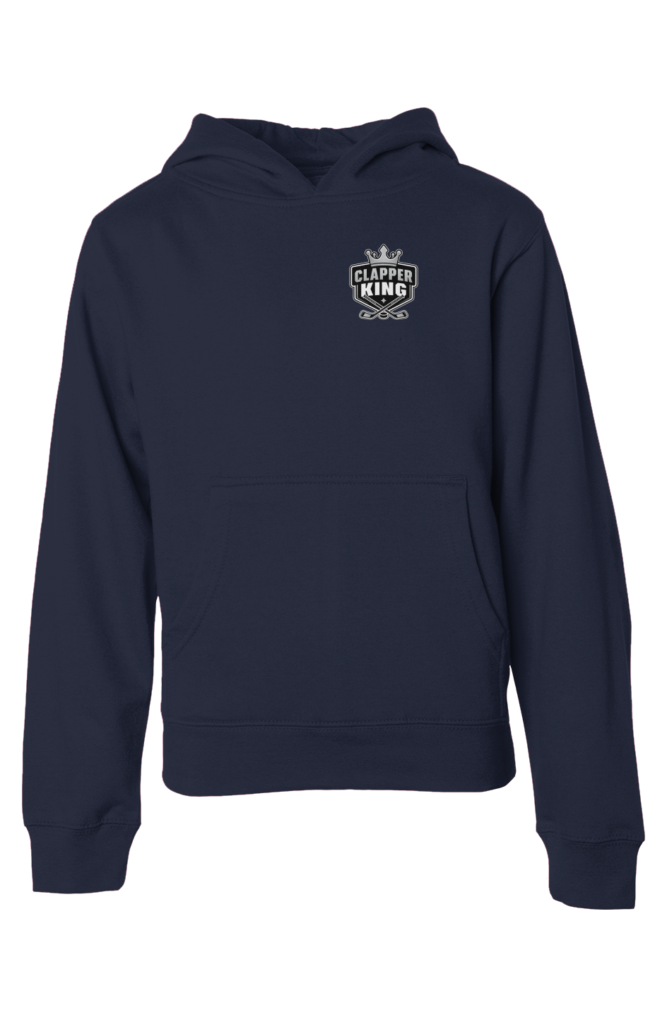 Bar Down Silver Clapper King Youth Hoodie