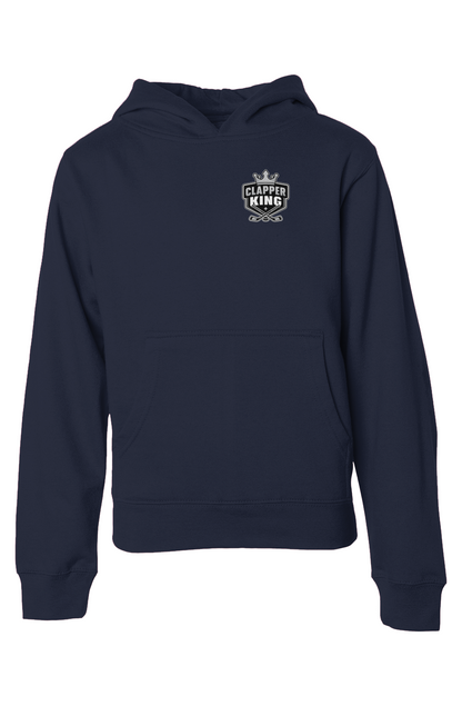 Bar Down Silver Clapper King Youth Hoodie
