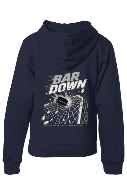 Bar Down Silver Clapper King Youth Hoodie
