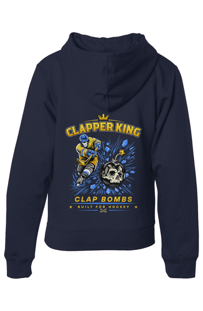 Claps Bombs Gold Clapper King Youth Hoodie