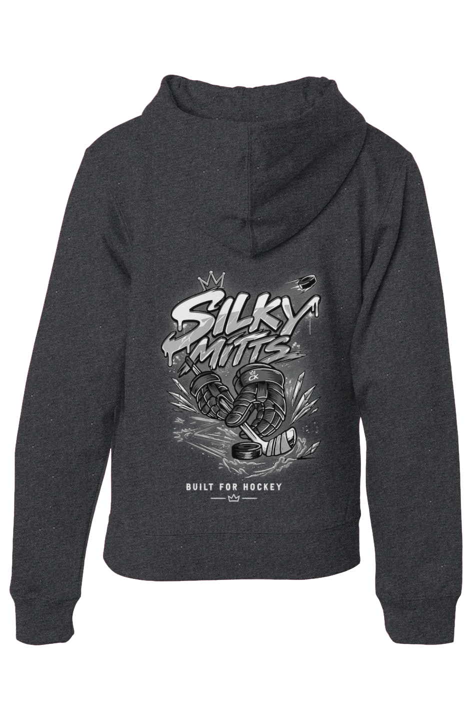 Silky Mitts Silver Clapper King Youth Hoodie