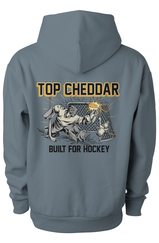 Top chedder Clapper King Adult Hoodie