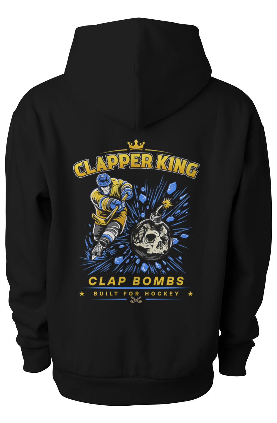 Claps Bombs Clapper King Adult Hoodie
